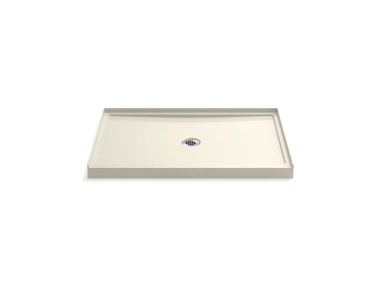 Rely® 48" x 34" alcove shower base, center drain