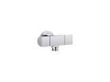 Exhale® Wall-mount handshower holder with supply elbow and volume control