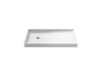 Rely® 48" x 32" alcove shower base, left drain