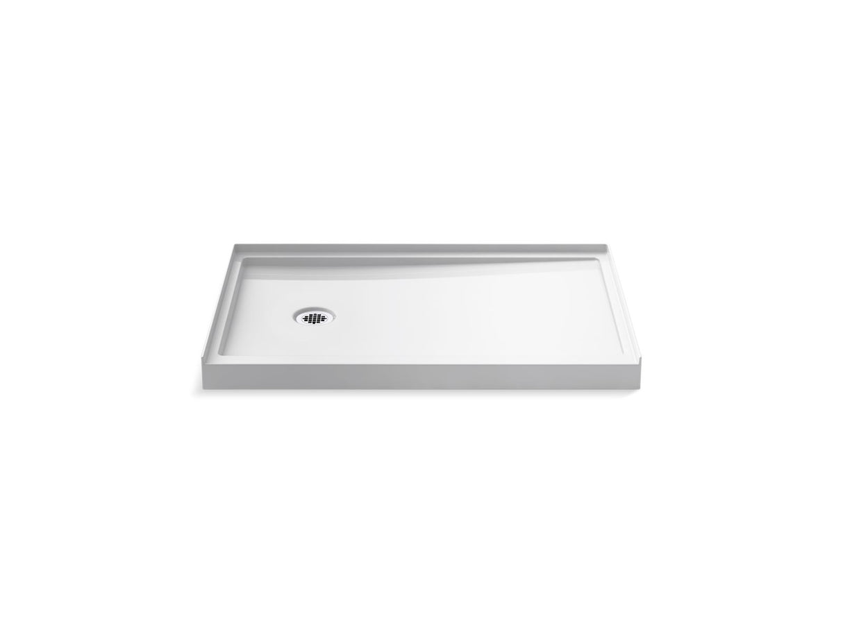 Rely® 48" x 32" alcove shower base, left drain