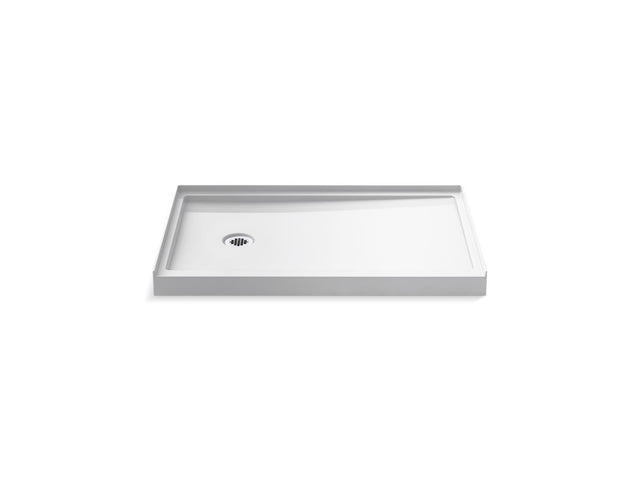 Rely® 48" x 32" alcove shower base, left drain
