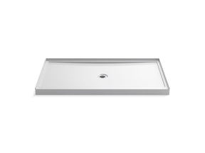 Rely® 60" x 34" alcove shower base, center drain