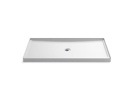 Rely® 60" x 34" alcove shower base, center drain
