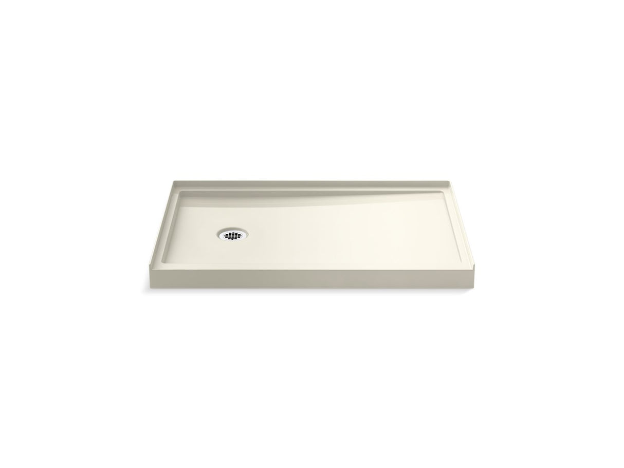 Rely® 48" x 32" alcove shower base, left drain