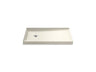 Rely® 48" x 32" alcove shower base, left drain