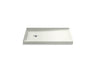 Rely® 48" x 32" alcove shower base, left drain