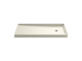 Rely® 60" x 30" alcove shower base, right drain