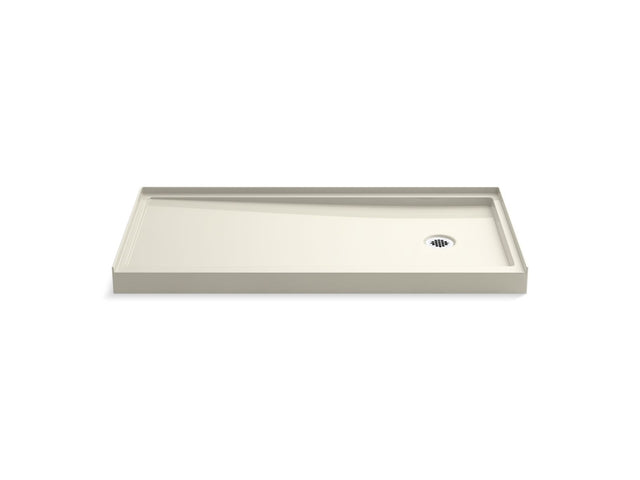 Rely® 60" x 30" alcove shower base, right drain