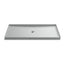 Rely® 60" x 34" alcove shower base, center drain