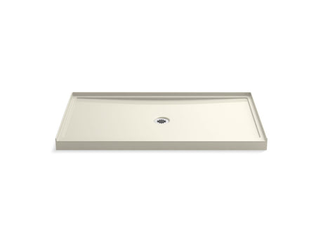 Rely® 60" x 34" alcove shower base, center drain