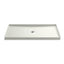 Rely® 60" x 34" alcove shower base, center drain