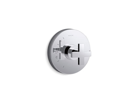 Composed® Rite-Temp® valve trim with cross handle