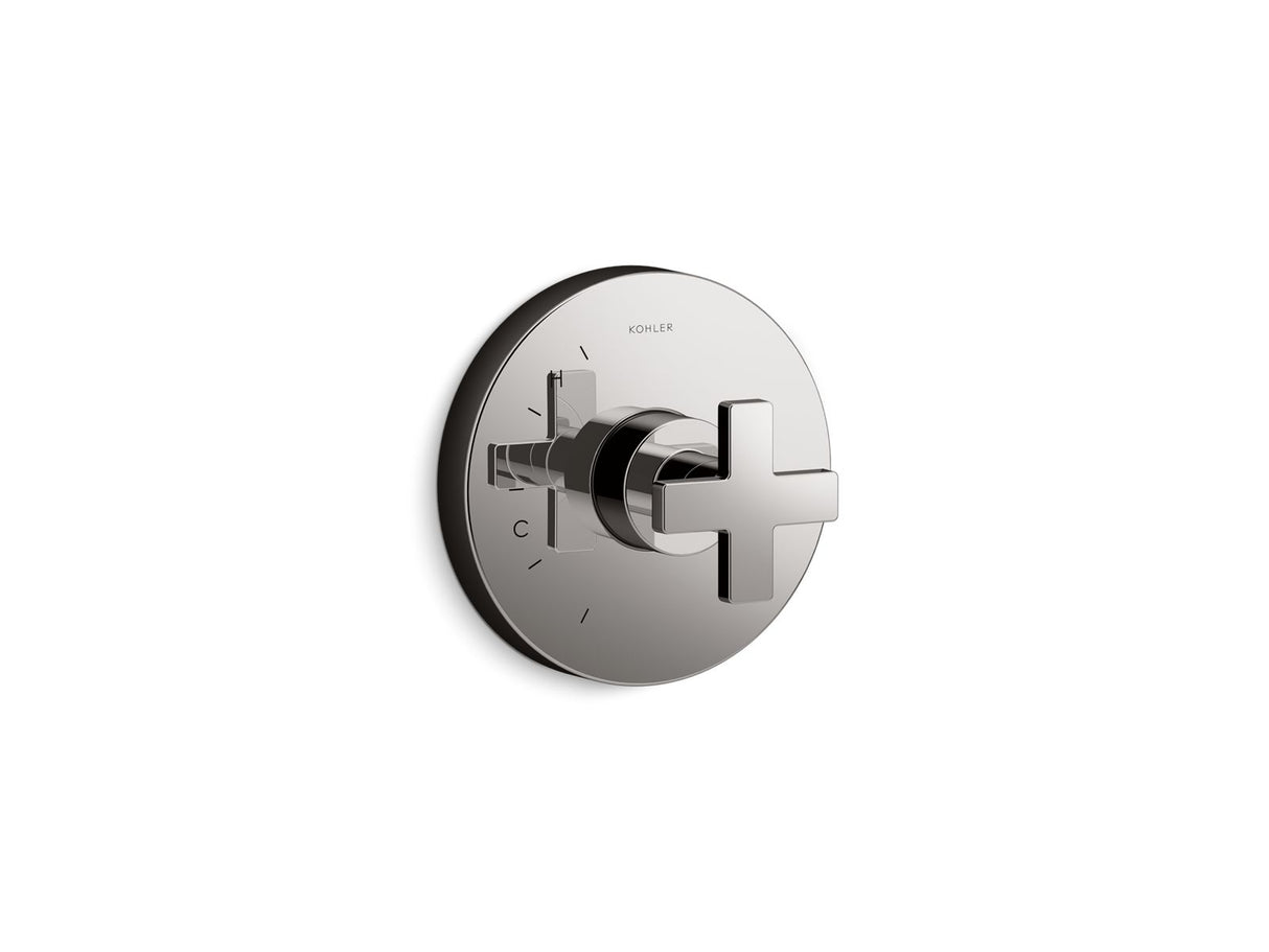 Composed® Rite-Temp® valve trim with cross handle