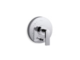 Composed® Rite-Temp® valve trim with push-button diverter and lever handle