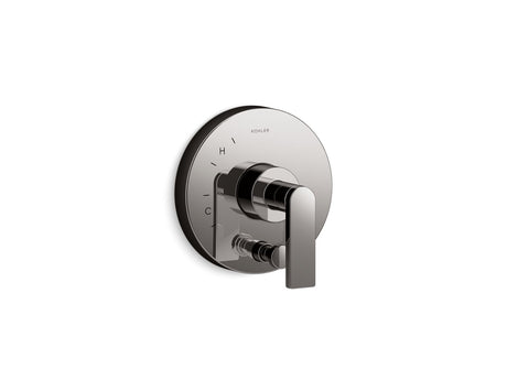 Composed® Rite-Temp® valve trim with push-button diverter and lever handle