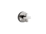 Composed® MasterShower® volume control valve trim with cross handle