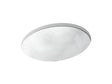 Sartorial™ Herringbone Caxton® 19-1/4" oval undermount bathroom sink, no overflow