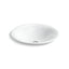 Sartorial™ Herringbone Carillon® 17-1/2" round drop-in bathroom sink, no overflow