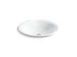 Sartorial™ Herringbone Carillon® 17-1/2" round drop-in bathroom sink, no overflow