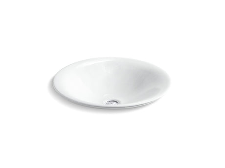 Sartorial™ Herringbone Carillon® 17-1/2" round drop-in bathroom sink, no overflow