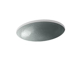 Whist® 19" oval wall-mount/undermount bathroom sink, no overflow