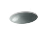 Whist® 19" oval wall-mount/undermount bathroom sink, no overflow