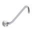 Gooseneck Rainhead arm with 2-way diverter