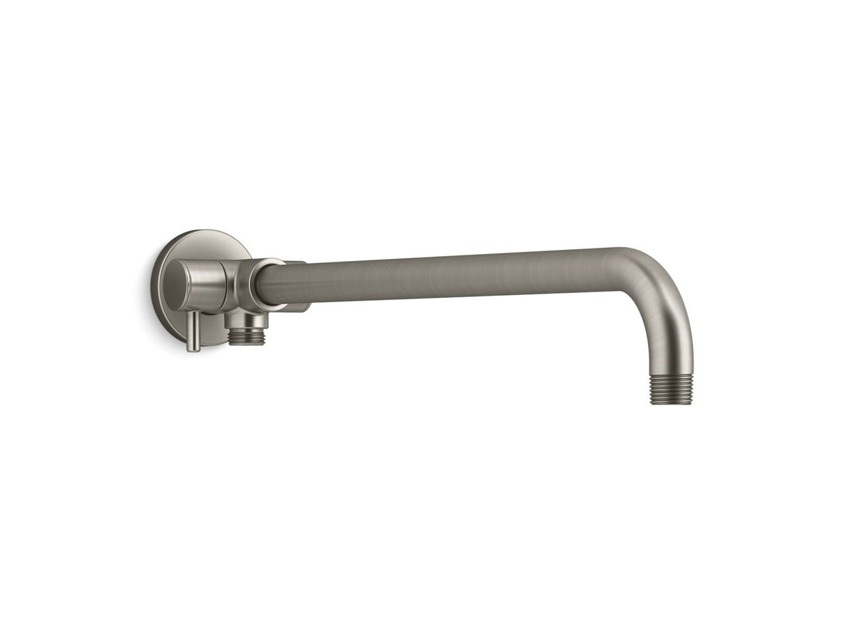 Wall-mount arm for rainhead/showerhead and handshower with 2-way diverter