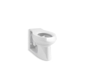 Anglesey™ Floor-mount rear spud flushometer bowl with integral seat