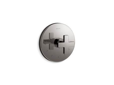 Composed® MasterShower® temperature control valve trim with cross handle