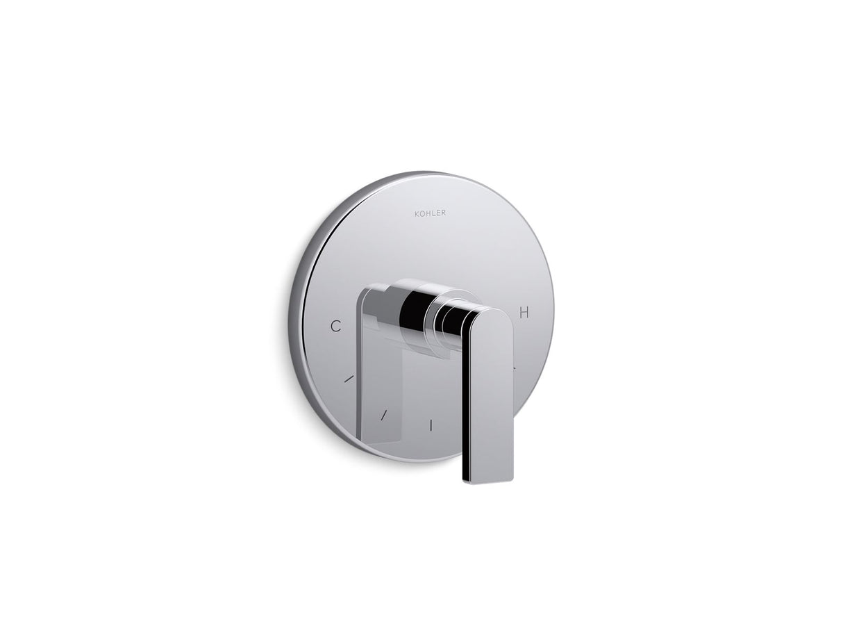 Composed® MasterShower® temperature control valve trim with lever handle