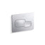 Cue® Flush actuator plate for 2"x 4" in-wall tank and carrier system