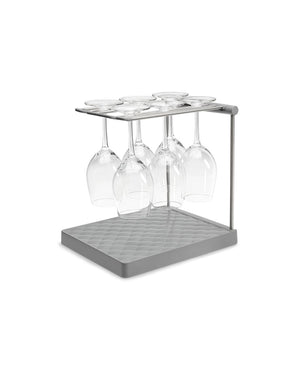 Wine glass drying rack