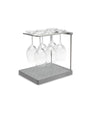 Wine glass drying rack