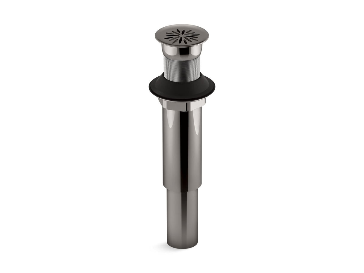 Decorative grid drain without overflow