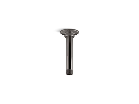 6" ceiling-mount single-function rainhead arm and flange
