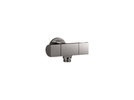 Exhale® Wall-mount handshower holder with supply elbow and volume control