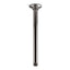 12" ceiling-mount single-function rainhead arm and flange