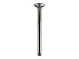 12" ceiling-mount single-function rainhead arm and flange