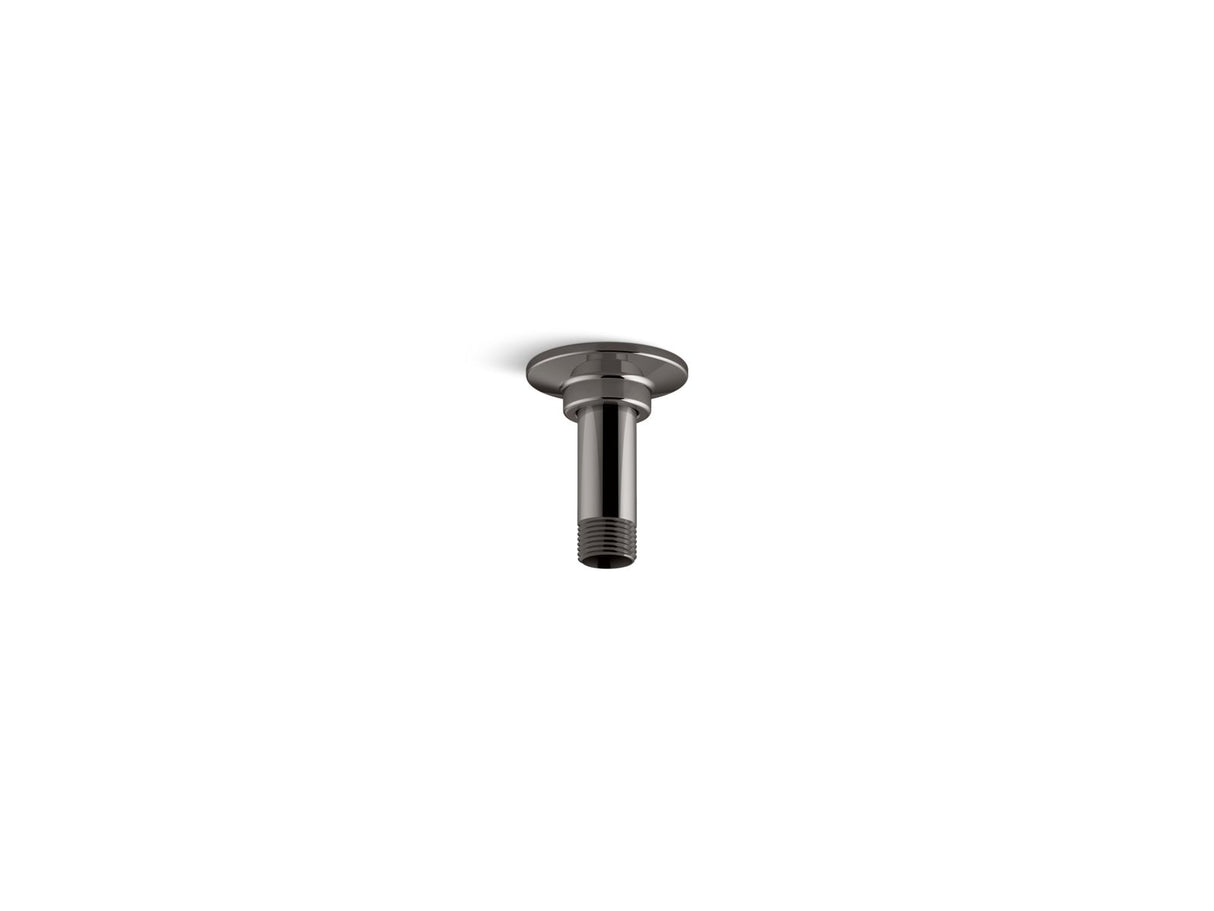 3" ceiling-mount single-function rainhead arm and flange