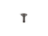 3" ceiling-mount single-function rainhead arm and flange