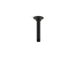 6" ceiling-mount single-function rainhead arm and flange
