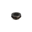 Round shower drain for use with plastic pipe, gasket included