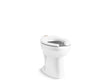 Highcliff™ Ultra Floor-mount top spud flushometer bowl with bedpan lugs