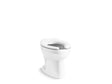Wellcomme™ Ultra Floor-mount rear spud flushometer bowl