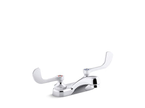 Triton® Bowe® 0.5 gpm centerset bathroom sink faucet with aerated flow and wristblade handles, drain not included