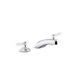 Triton® Bowe® 0.5 gpm widespread bathroom sink faucet with aerated flow and lever handles, drain not included