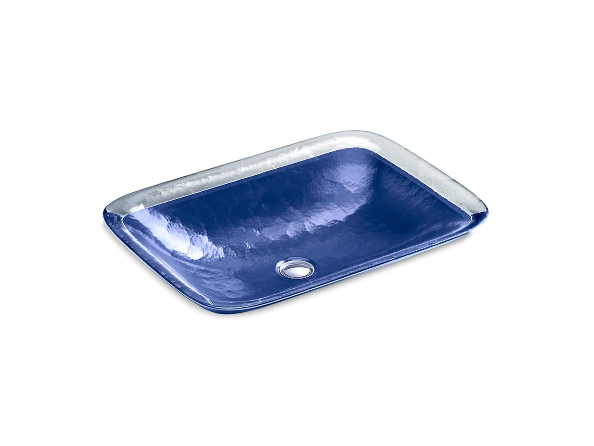 Inia® 20-3/4" rectangular drop-in bathroom sink, no overflow