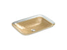 Inia® 20-3/4" rectangular drop-in bathroom sink, no overflow