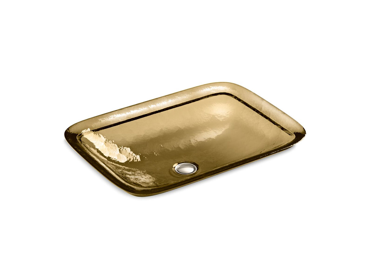 Inia® 20-3/4" rectangular drop-in bathroom sink, no overflow